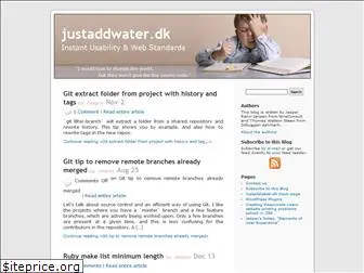 justaddwater.dk