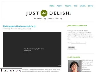 justasdelish.com