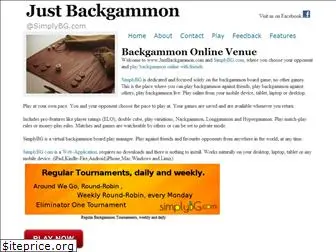 justbackgammon.com