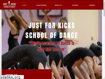 justforkicksschoolofdance.com