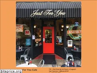 justforyoucafe.com