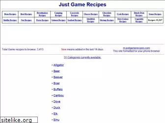 justgamerecipes.com