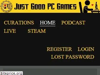 justgoodpcgames.com