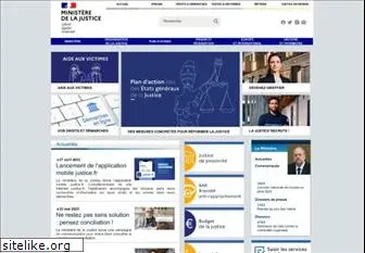 justice.gouv.fr thumbnail