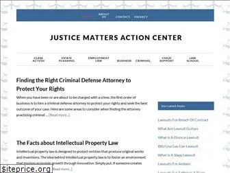 justicemattersactioncenter.org