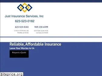 justinsuranceaz.com