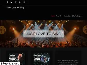 justlovetosing.com