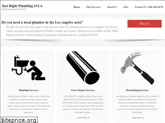 justrightplumbingla.com