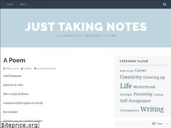 justtakingnotes.com