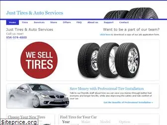 justtiresandauto.net