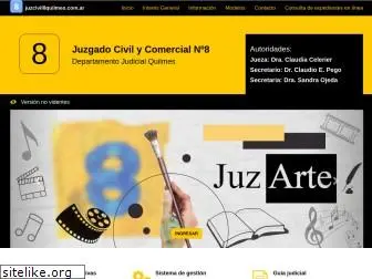 juzcivil8quilmes.com.ar