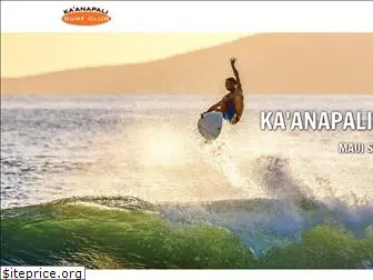 kaanapalisurfclub.com