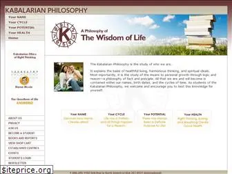 kabalarianphilosophy.org