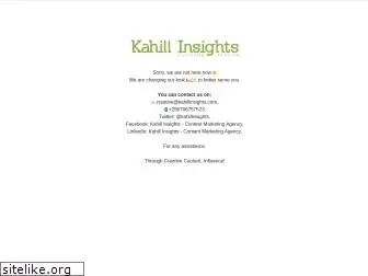 kahillinsights.com