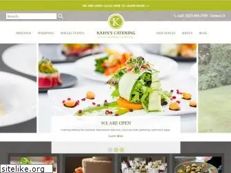 kahnscatering.com