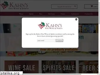 kahnsfinewines.com