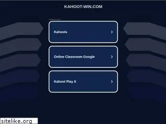 kahoot-win.com