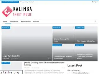 kalimbasheetmusic.com