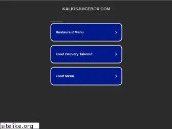 kaliosjuicebox.com