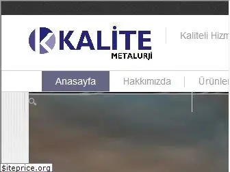 kalitemetalurji.com.tr