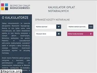 kalkulatornotarialny.pl