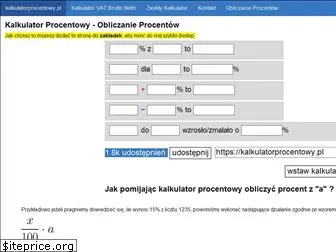 kalkulatorprocentowy.pl