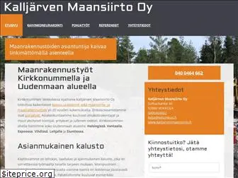 kalljarvenmaansiirto.fi