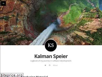 kalmanspeier.com