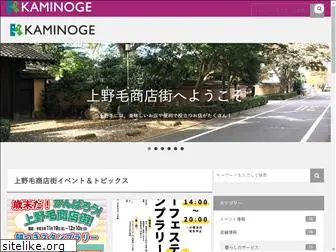 kaminoge-shotengai.com