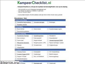 kampeerchecklist.nl
