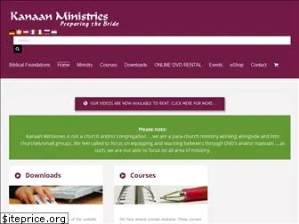 kanaanministries.org