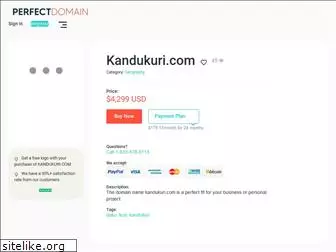 kandukuri.com
