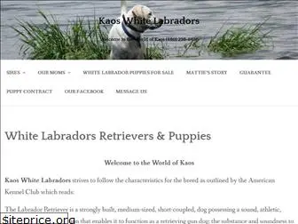 kaoswhitelabradors.com