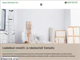 kaponmonitoimi.fi