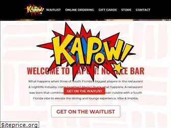 kapownoodlebar.com