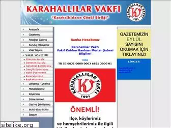 karahallilarvakfi.com