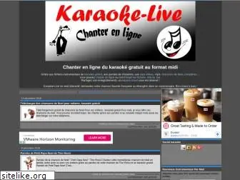 karaoke-live-paroles.com