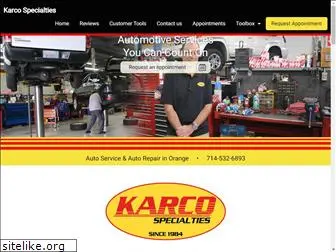 karcospecialties.com