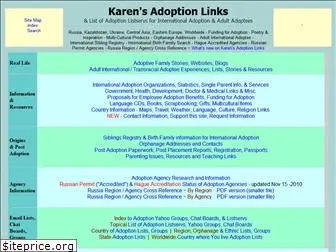 karensadoptionlinks.com