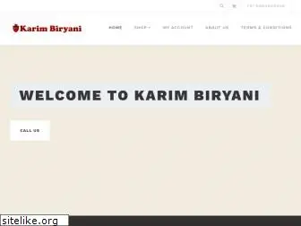 karimbiryani.com