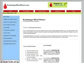 karimnagarblooddonors.org