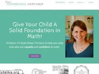 kateshomeschoolmath.com