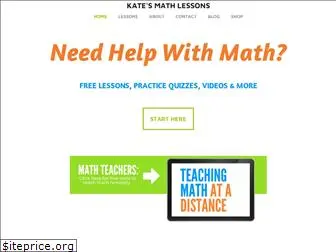 katesmathlessons.com