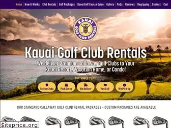 kauaigolfclubrentals.com