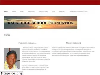 kauaihighschoolfoundation.com