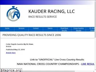 kauderraceresults.com