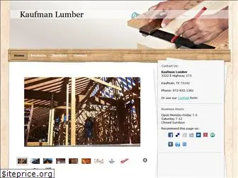 kaufmanlumberco.com