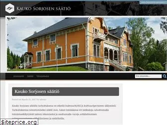 kaukosorjosensaatio.fi