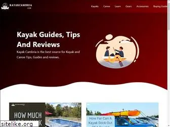 kayakcambria.com