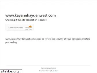 kayannhaydenwest.com